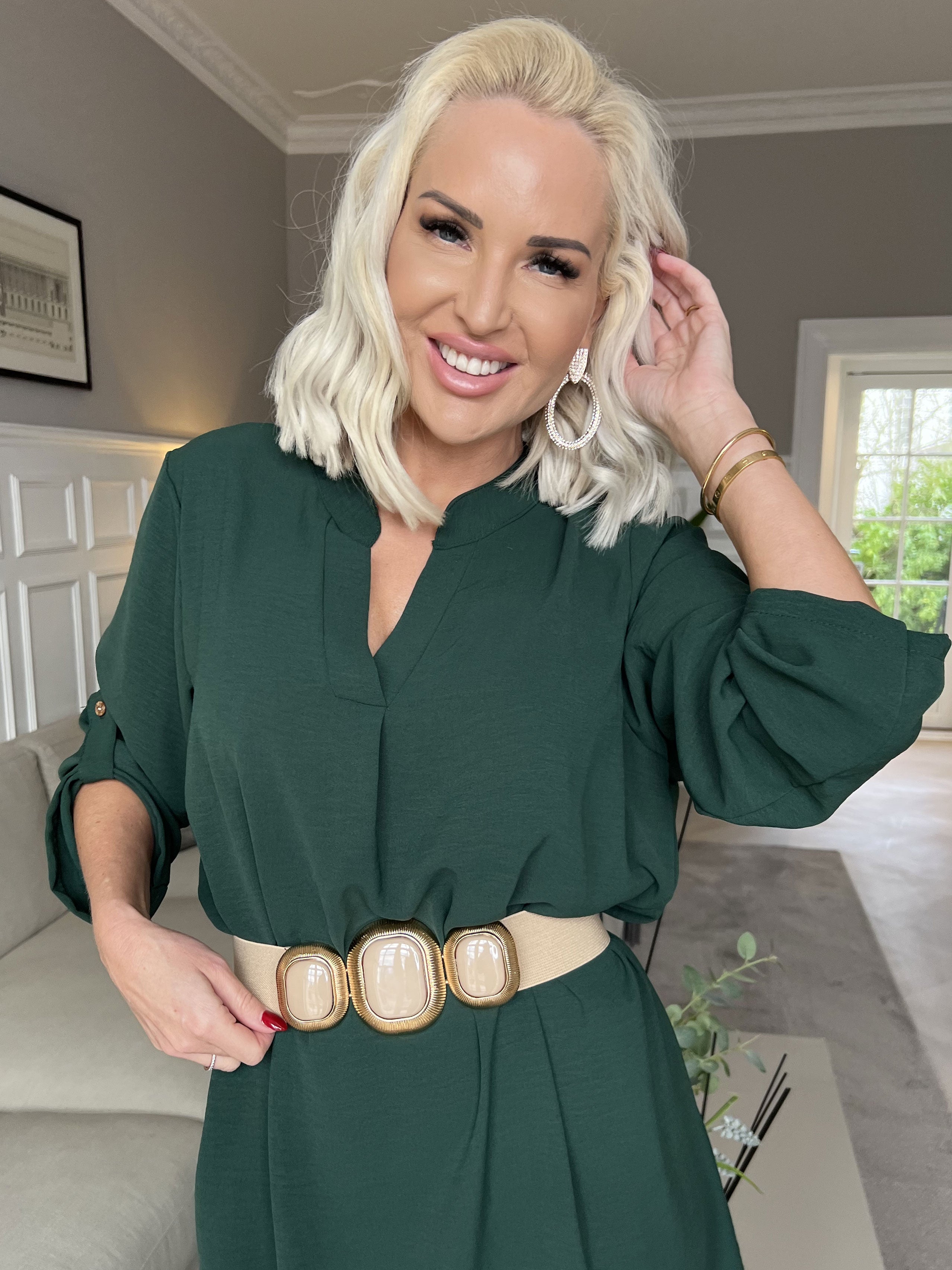 Domenica - Midjebälte med guldspännen